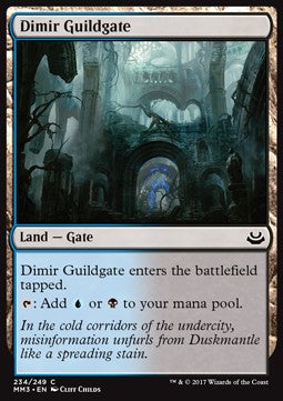 Dimir Guildgate - Modern Masters 2017 (Common) [MM3-234]