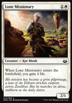 Lone Missionary - Modern Masters 2017 (Common) [MM3-14]