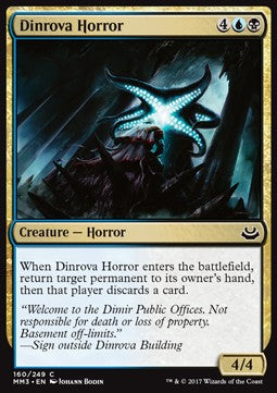 Dinrova Horror - Modern Masters 2017 (Common) [MM3-160]