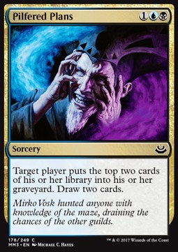 Pilfered Plans - Modern Masters 2017 (Common) [MM3-178]