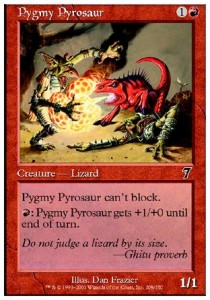 Pygmy Pyrosaur - Seventh Edition (Common) [7ED-208]