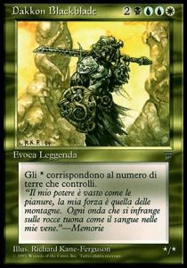 Dakkon Blackblade - Legends Italian (Rare)