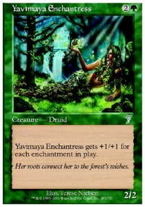 Yavimaya Enchantress - Seventh Edition (Uncommon) [7ED-285]