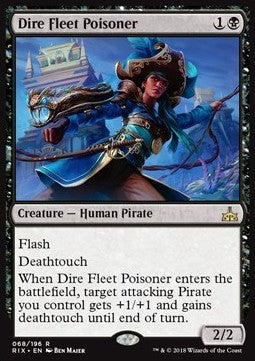 Dire Fleet Poisoner - Rivals of Ixalan (Rare) [RIX-68]