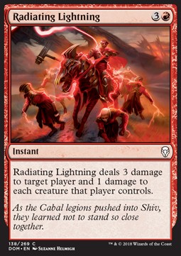 Radiating Lightning - Dominaria (Common) [DOM-138]