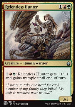 Relentless Hunter - Battlebond (Uncommon) [BBD-226]