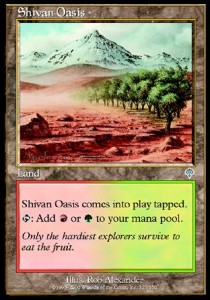 Shivan Oasis - Invasion (Uncommon) [INV-327]