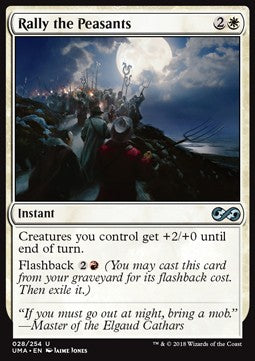 Rally the Peasants - Ultimate Masters (Uncommon) [UMA-28]
