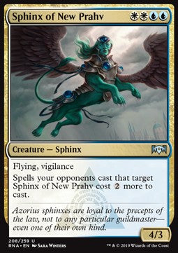 Sphinx of New Prahv - Ravnica Allegiance (Uncommon) [RNA-208]