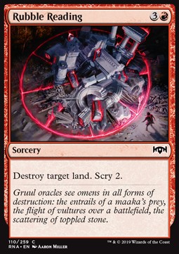 Rubble Reading - Ravnica Allegiance (Common) [RNA-110]