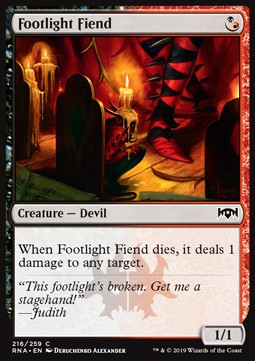 Footlight Fiend - Ravnica Allegiance (Common) [RNA-216]