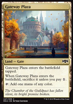 Gateway Plaza - Ravnica Allegiance (Common) [RNA-247]