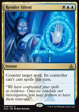 Render Silent - Ravnica Allegiance: Guild Kits (Rare) [GK2-18]