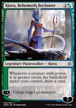 Kiora, Behemoth Beckoner - War of the Spark (Uncommon) [WAR-232]