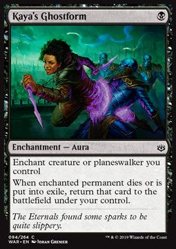 Kaya's Ghostform - War of the Spark (Common) [WAR-94]