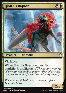 Huatli's Raptor - War of the Spark (Uncommon) [WAR-200]