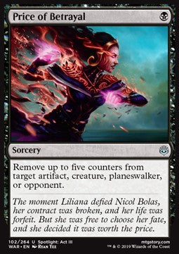 Price of Betrayal - War of the Spark (Uncommon) [WAR-102]