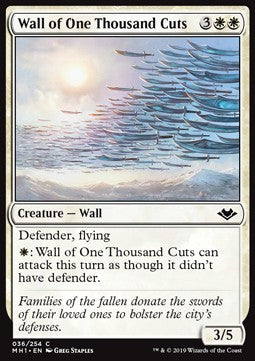 Wall of One Thousand Cuts - Modern Horizons (Common) [MH1-36]