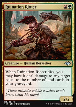 Ruination Rioter - Modern Horizons (Uncommon) [MH1-213]