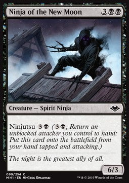 Ninja of the New Moon - Modern Horizons (Common) [MH1-99]