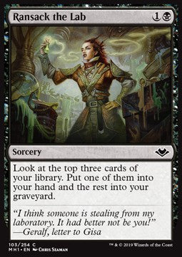 Ransack the Lab - Modern Horizons (Common) [MH1-103]