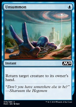 Unsummon - Core 2020 (Common) [M20-78]