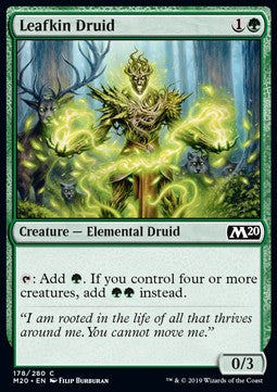 Leafkin Druid - Core 2020 (Common) [M20-178]