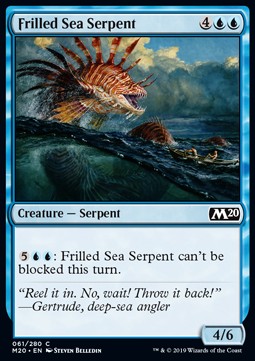Frilled Sea Serpent - Core 2020 (Common) [M20-61]