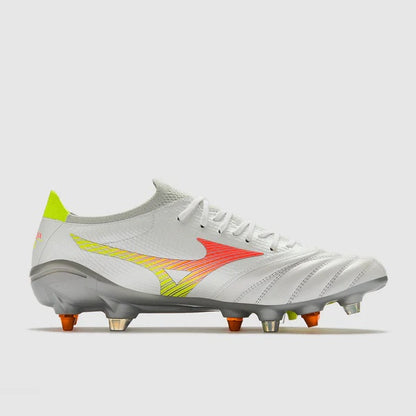 MIZUNO MORELIA NEO V BETA  ELITE MIX BIANCO ARANCIO