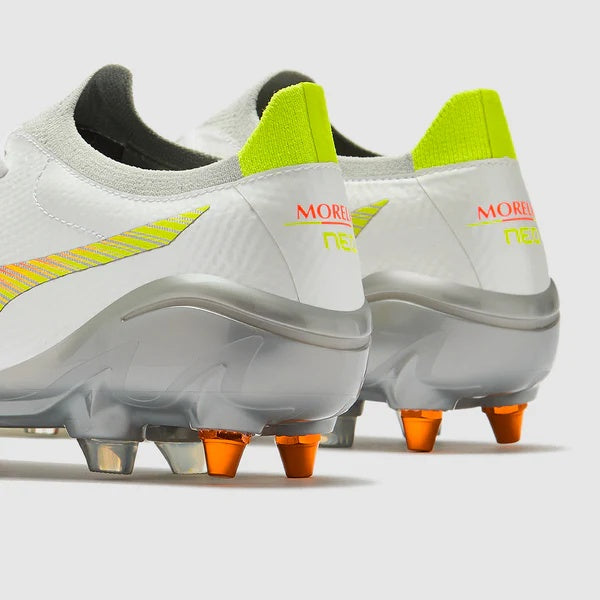 MIZUNO MORELIA NEO V BETA  ELITE MIX BIANCO ARANCIO