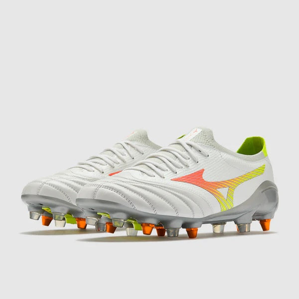 MIZUNO MORELIA NEO V BETA  ELITE MIX BIANCO ARANCIO