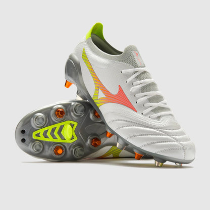 MIZUNO MORELIA NEO V BETA  ELITE MIX BIANCO ARANCIO
