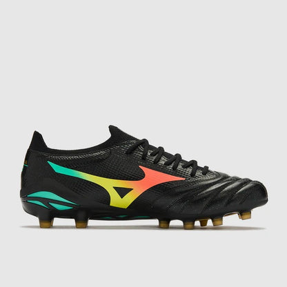 MIZUNO MORELIA NEO V BETA ELITE FG NERO LAVA ORANGE
