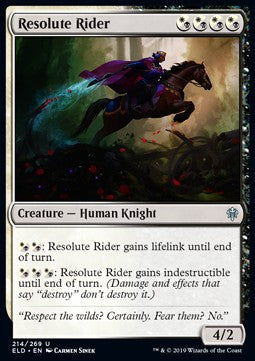 Resolute Rider - Throne of Eldraine (Uncommon) [ELD-214]
