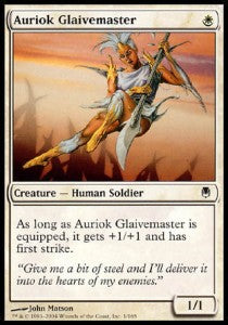 Auriok Glaivemaster - Darksteel (Common) [DST-1]