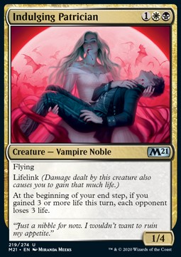 Indulging Patrician - Core 2021 (Uncommon) [M21-219]