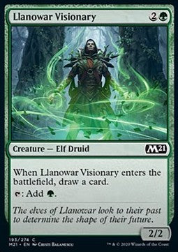 Llanowar Visionary - Core 2021 (Common) [M21-193]