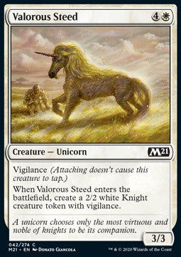 Valorous Steed - Core 2021 (Common) [M21-42]
