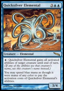 Quicksilver Elemental - Mirrodin (Rare) [MRD-47]