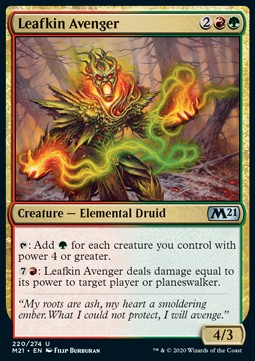 Leafkin Avenger - Core 2021 (Uncommon) [M21-220]