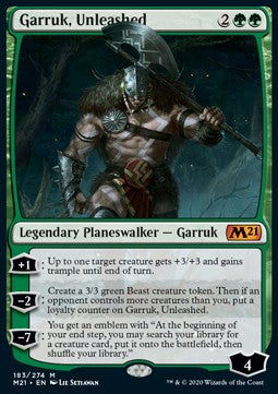 Garruk, Unleashed - Core 2021 (Mythic) [M21-183]