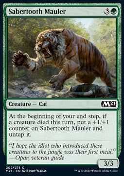 Sabertooth Mauler - Core 2021 (Common) [M21-202]