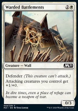 Warded Battlements - Core 2021 (Common) [M21-44]