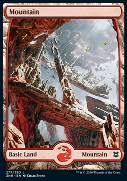 Mountain (V.3) - Zendikar Rising (Land) [ZNR-277]