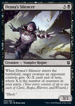 Drana's Silencer - Zendikar Rising (Common) [ZNR-99]
