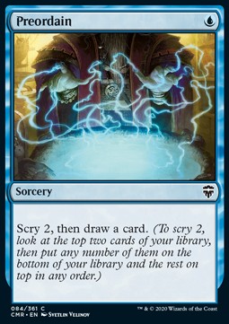 Preordain - Commander Legends (Common) [CMR-84]