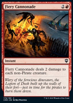 Fiery Cannonade - Commander Legends (Common) [CMR-178]