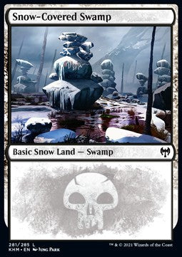 Snow-Covered Swamp (V.2) - Kaldheim (Land) [KHM-281]