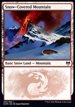Snow-Covered Mountain (V.1) - Kaldheim (Land) [KHM-282]
