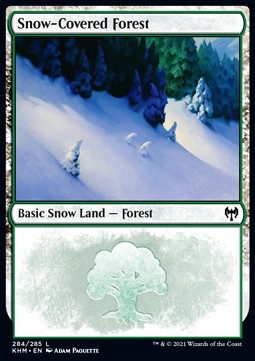 Snow-Covered Forest (V.1) - Kaldheim (Land) [KHM-284]